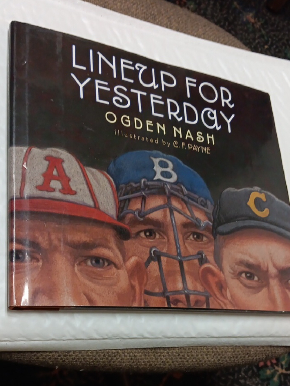 Lineup for Yesterday by Ogden Nash Hardcover Coffee Table Bk (Blue, Red, Black)